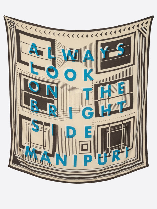 ＜ウールシルクストールヘリンボーン織120＞ポスター