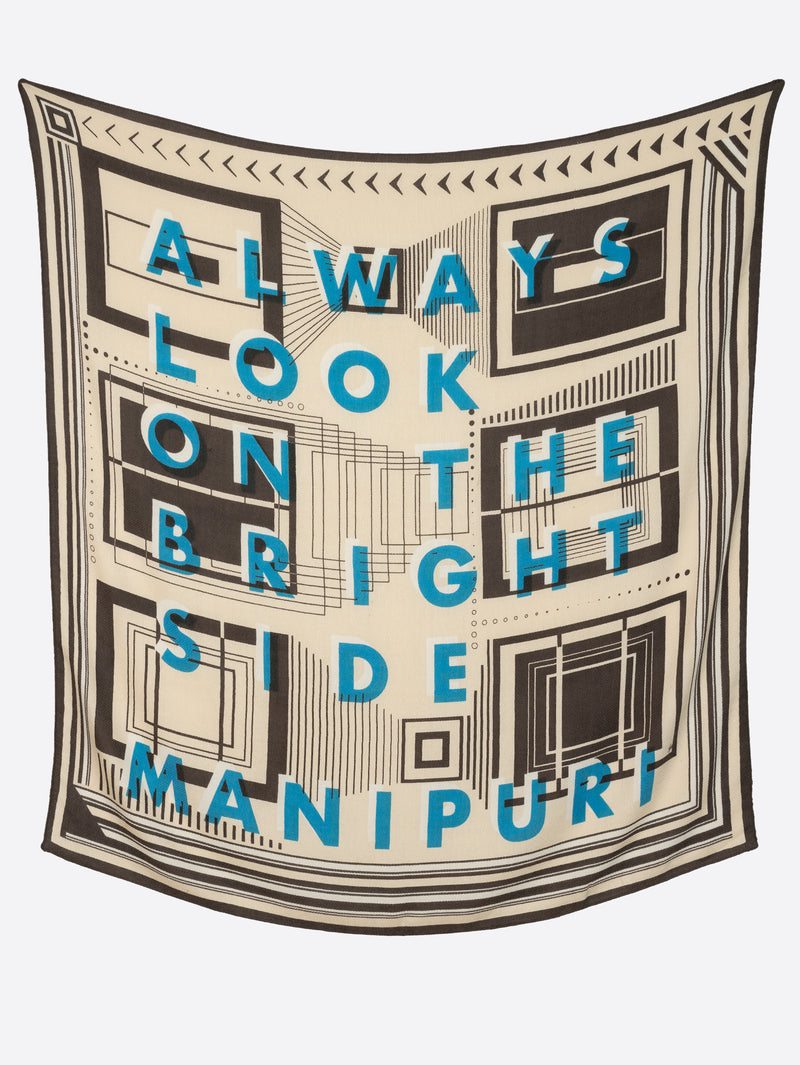 ＜ウールシルクストールヘリンボーン織120＞ポスター