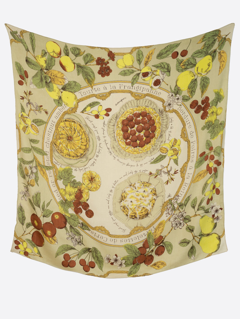 &lt;Wool Silk Stole Herringbone Weave 120&gt; Antique Recipe