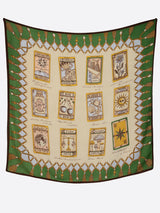 &lt;Wool Silk Stole Herringbone Weave 120&gt; Tarot