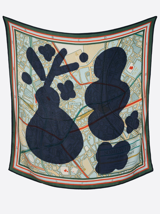 ＜ウールシルクストールヘリンボーン織120＞コラージュサムウェア