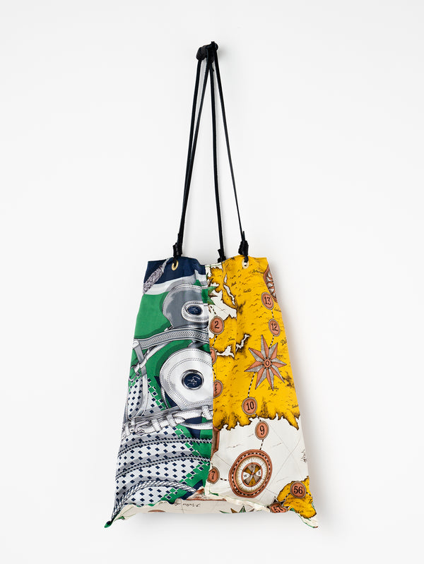 REVERSIBLE PRINT TOTE BAG L / JOCKY
