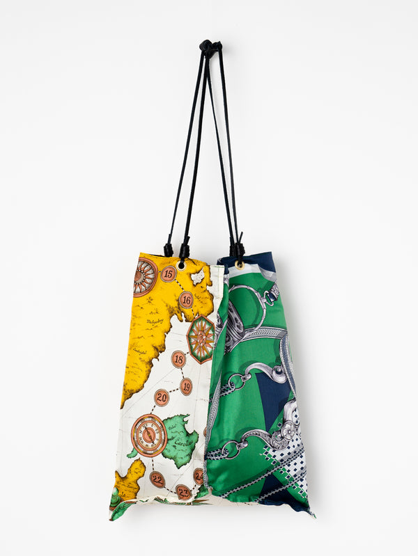REVERSIBLE PRINT TOTE BAG L / JOCKY