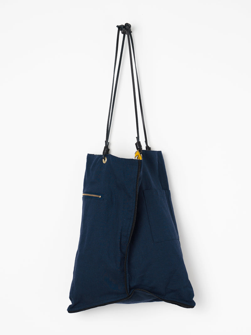 REVERSIBLE PRINT TOTE BAG L / JOCKY