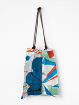 REVERSIBLE PRINT TOTE BAG L / RAYLIGHT