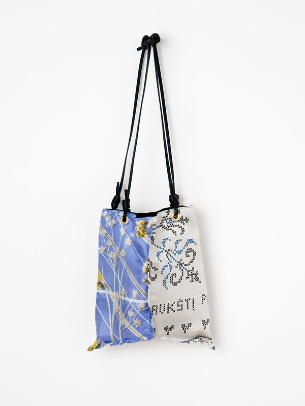 REVERSIBLE PRINT TOTE BAG S / BOTANICAL STRIPE
