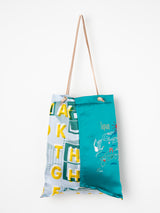 EMBROIDERED PRINT TOTE BAG L / POSTER
