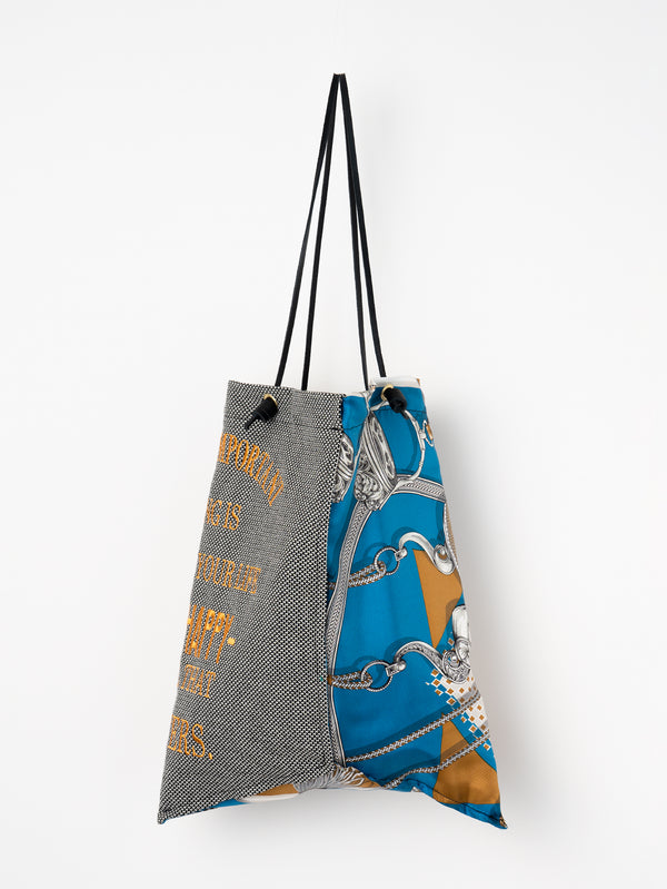 EMBROIDERED PRINT TOTE BAG L / JOCKEY
