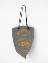 EMBROIDERED PRINT TOTE BAG L / JOCKEY