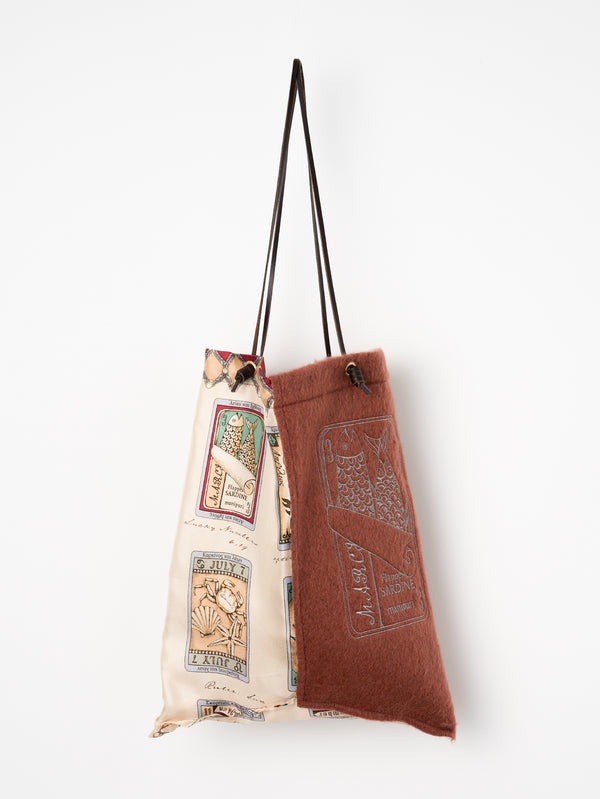 ＜刺繍プリントトートバッグL＞タロット