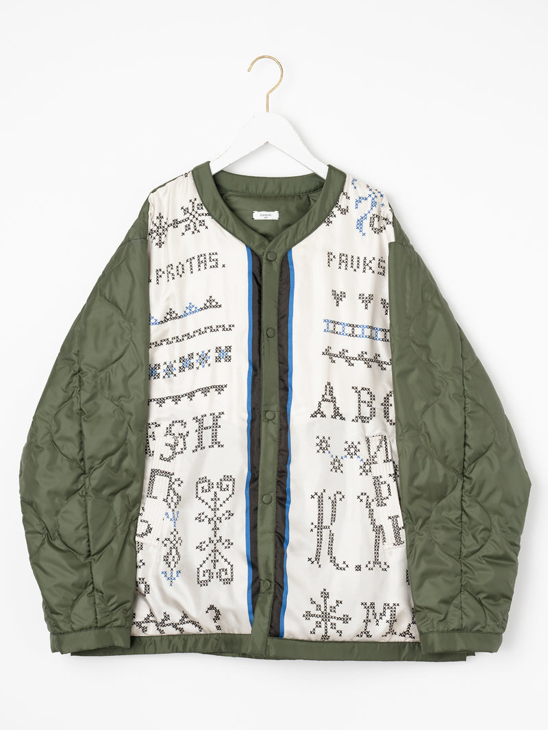 &lt;Military Jacket UNISEX&gt; Reversible Cross Stitch Bandana