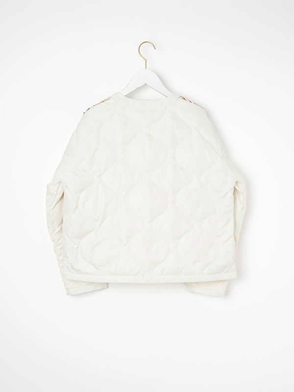 ＜クルーネックジャケット＞リバーシブル　ホットワイン