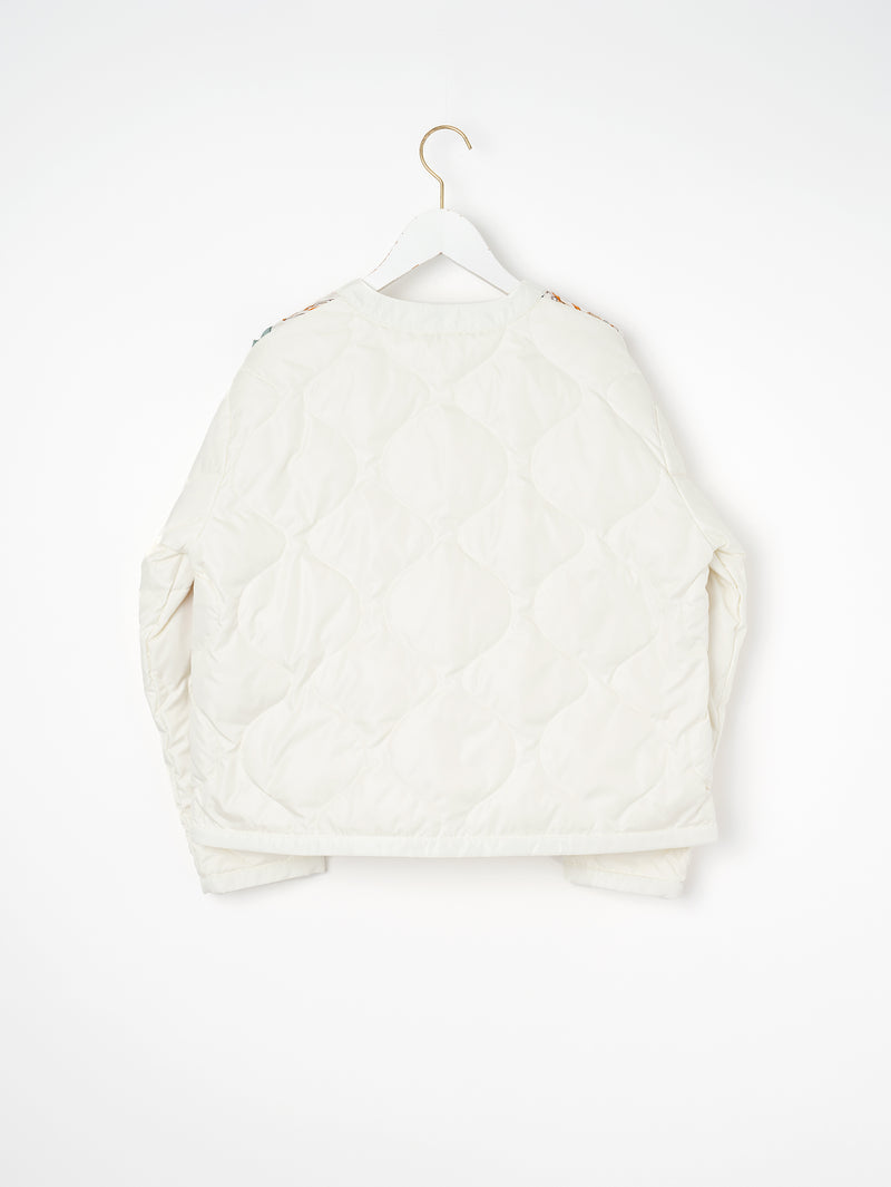 ＜クルーネックジャケット＞リバーシブル　ホットワイン