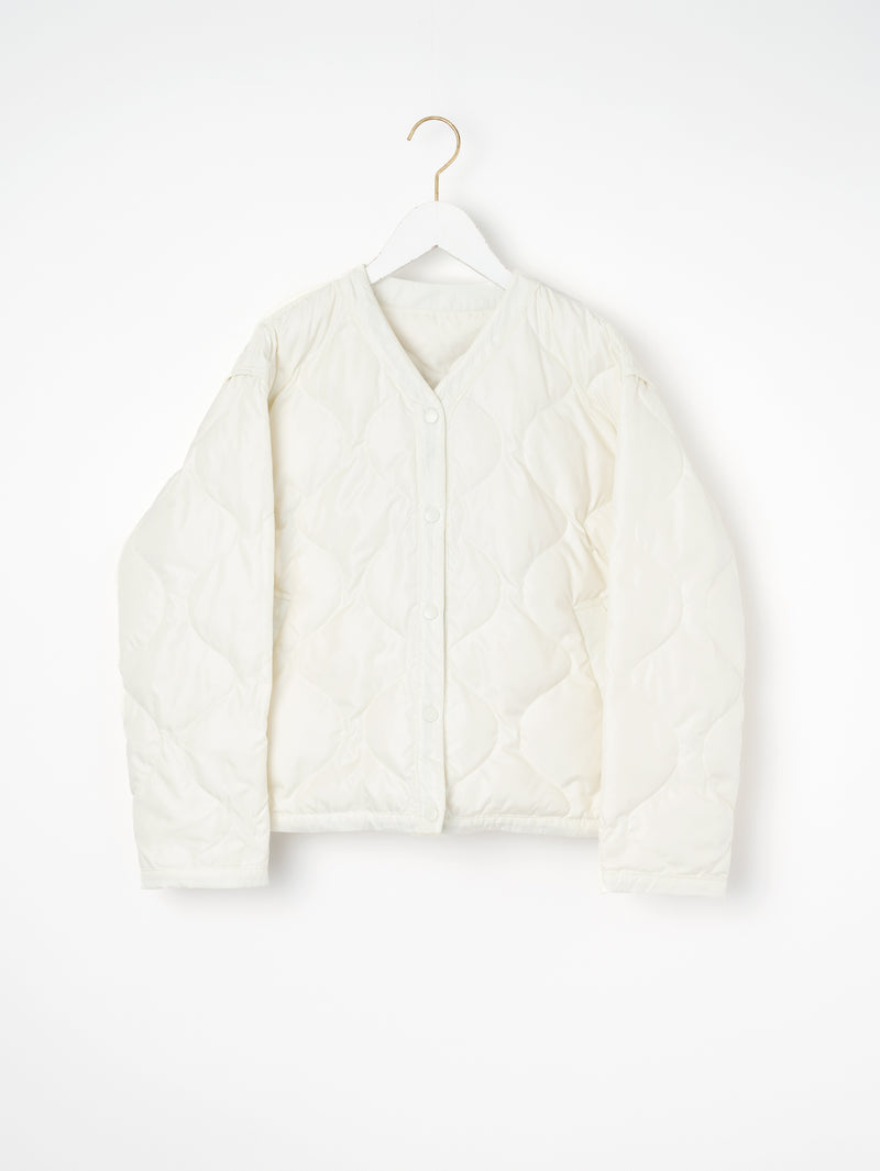 ＜クルーネックジャケット＞リバーシブル　ホットワイン