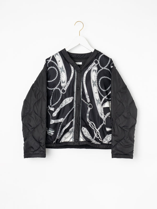 ＜クルーネックジャケット＞リバーシブル　ネイティブビット