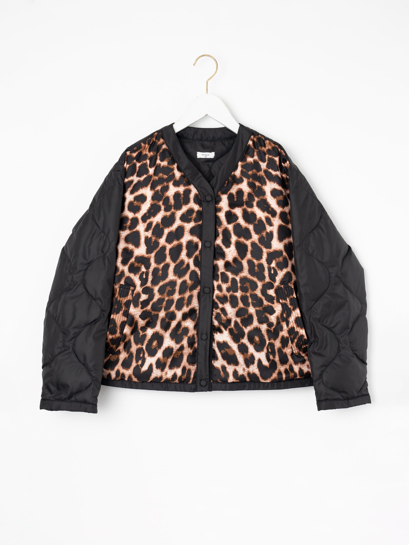 クルーネックジャケット＞リバーシブル レオパードベグ – manipuri