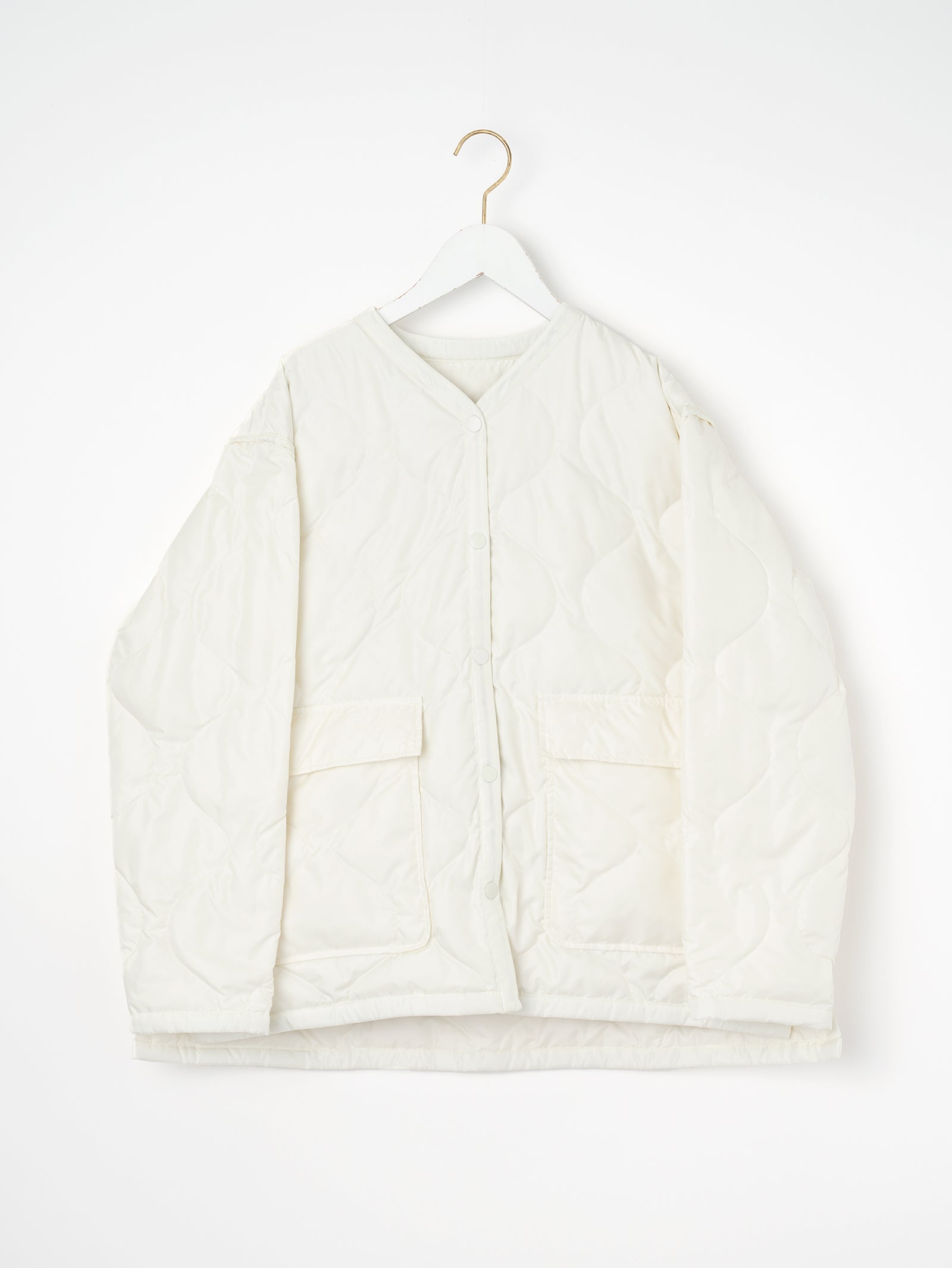 スナイデル　ミリタリージャケット　ホワイト ミリタリージャケット＞リバーシブル カレイドバンダナ – manipuri