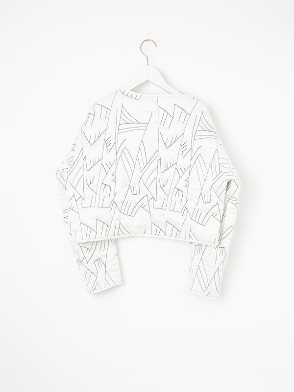 &lt;Quilted Short Jacket&gt; Reversible Tapa