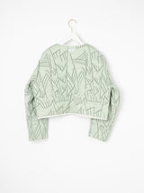 ＜キルティングショートジャケット＞リバーシブル　タパ