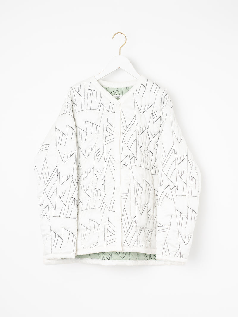 ＜キルティングミリタリージャケット＞リバーシブル　タパ