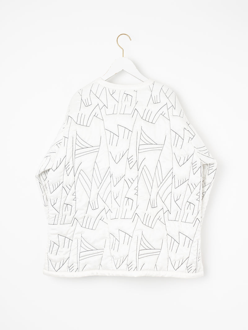 ＜キルティングミリタリージャケット＞リバーシブル　タパ