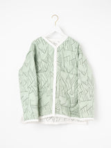 ＜キルティングミリタリージャケット＞リバーシブル　タパ