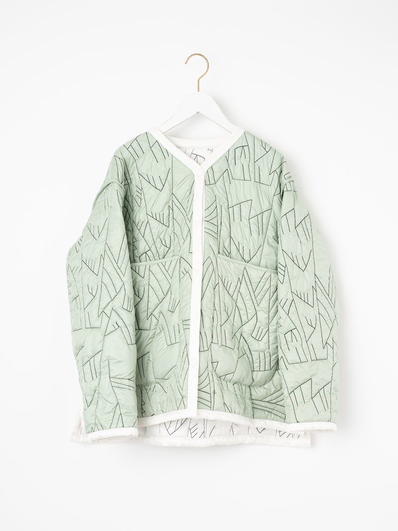 ＜キルティングミリタリージャケット＞リバーシブル　タパ