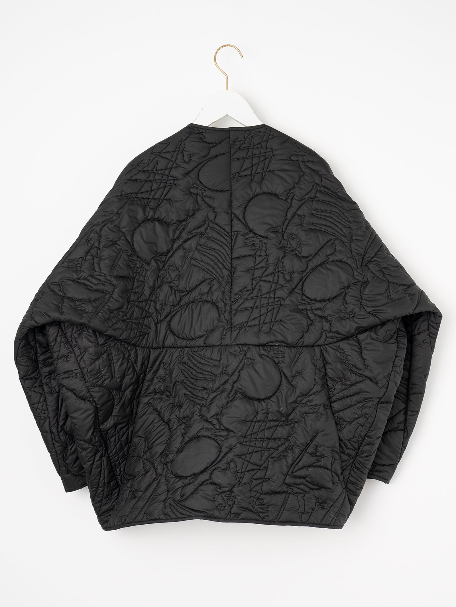 g*様 ink リメイク　キルティングジャケット　Mサイズ ブルゾン 中綿 ナイロン キルト アウター ジャケット シャツ 秋冬