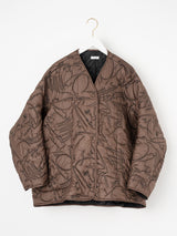 &lt;Quilted Variant Jacket&gt; Reversible Mountain
