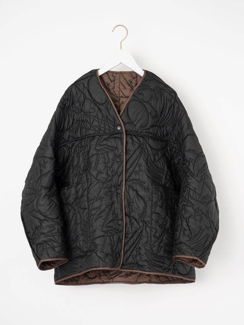 &lt;Quilted Variant Jacket&gt; Reversible Mountain