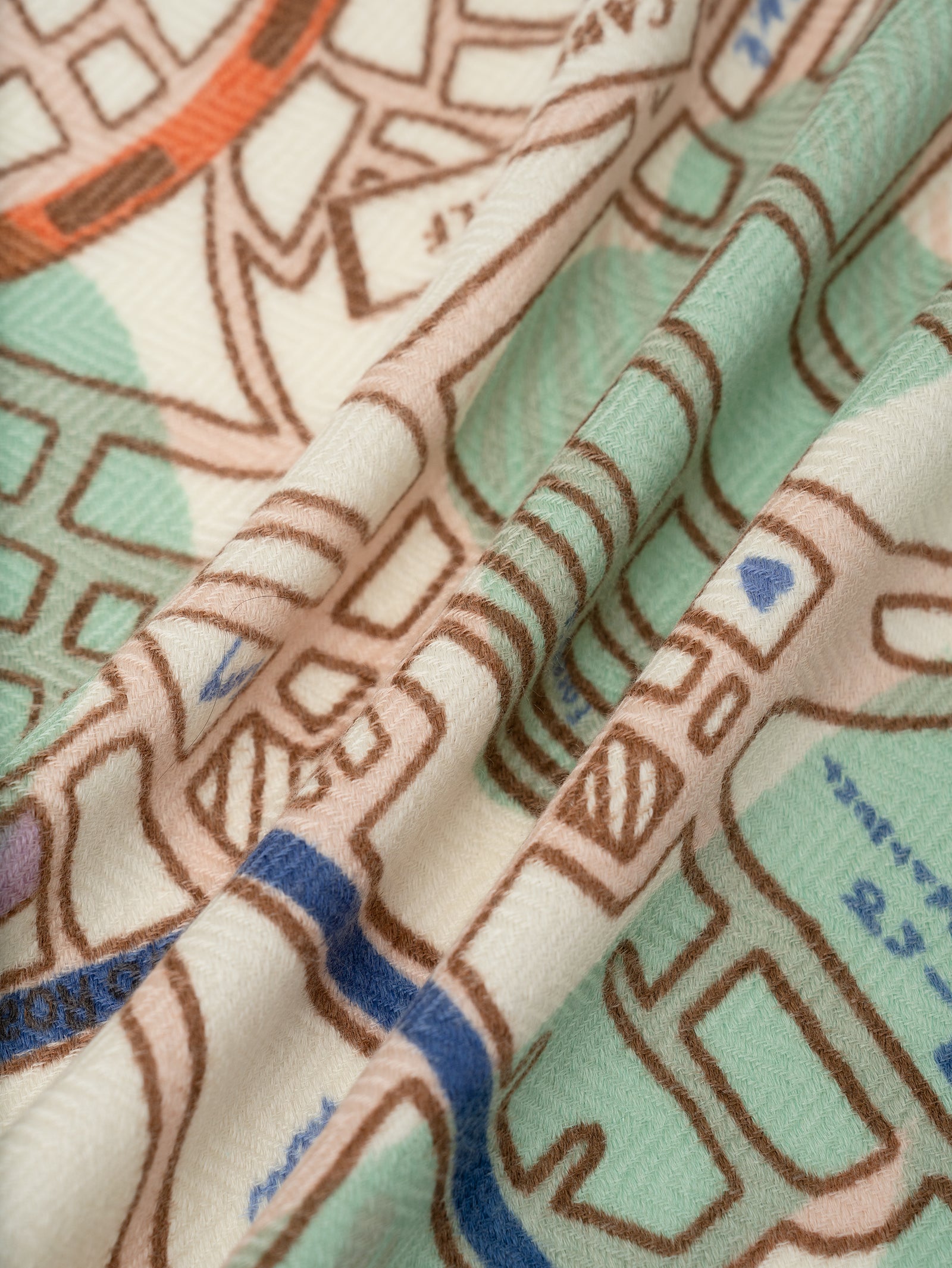 ウールシルクストールヘリンボーン織120＞コラージュサムウェア – manipuri