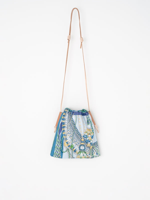 PRINT SILK MINI BAG / VIVACE TASSEL