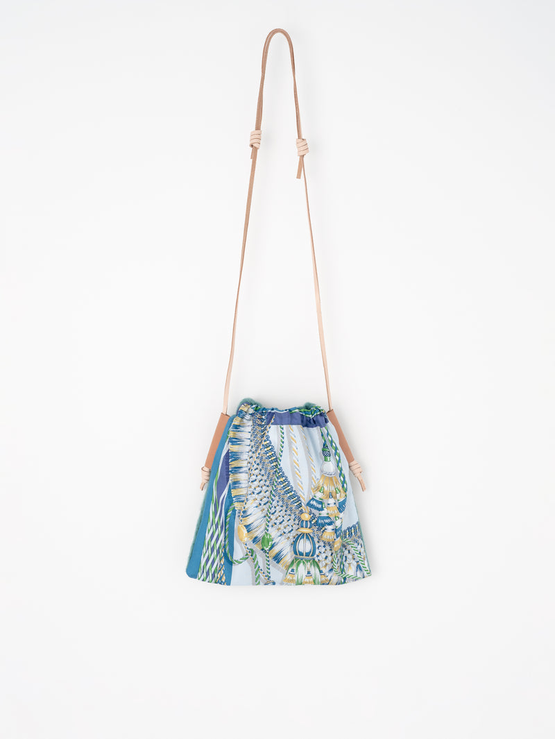 PRINT SILK MINI BAG / VIVACE TASSEL