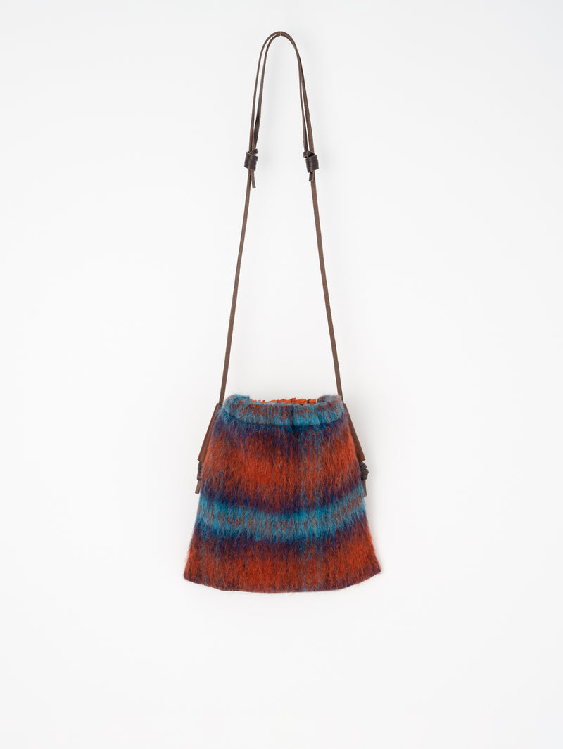 PRINT SILK MINI BAG / RECORD