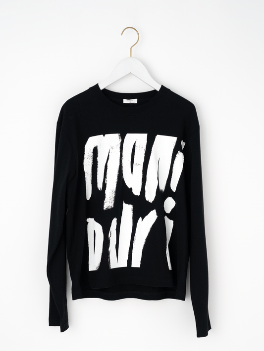 ＜長袖M Tシャツ＞ロゴ