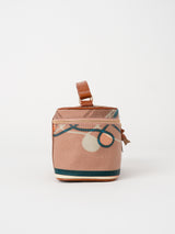 ＜バニティポーチ＞コラージュフラワーバルーン