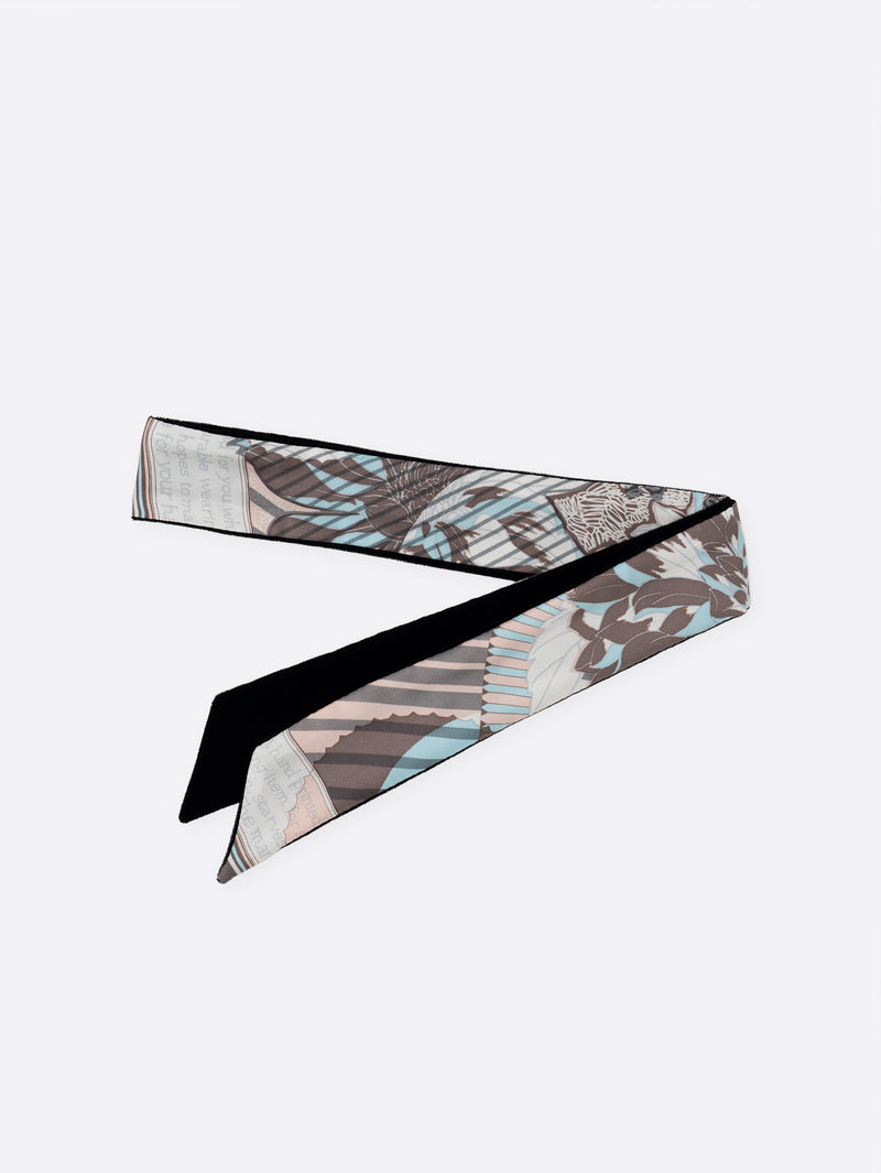 BOWTIE MINI 5 / VELVET & COLLAGE DAHLIA RONDO