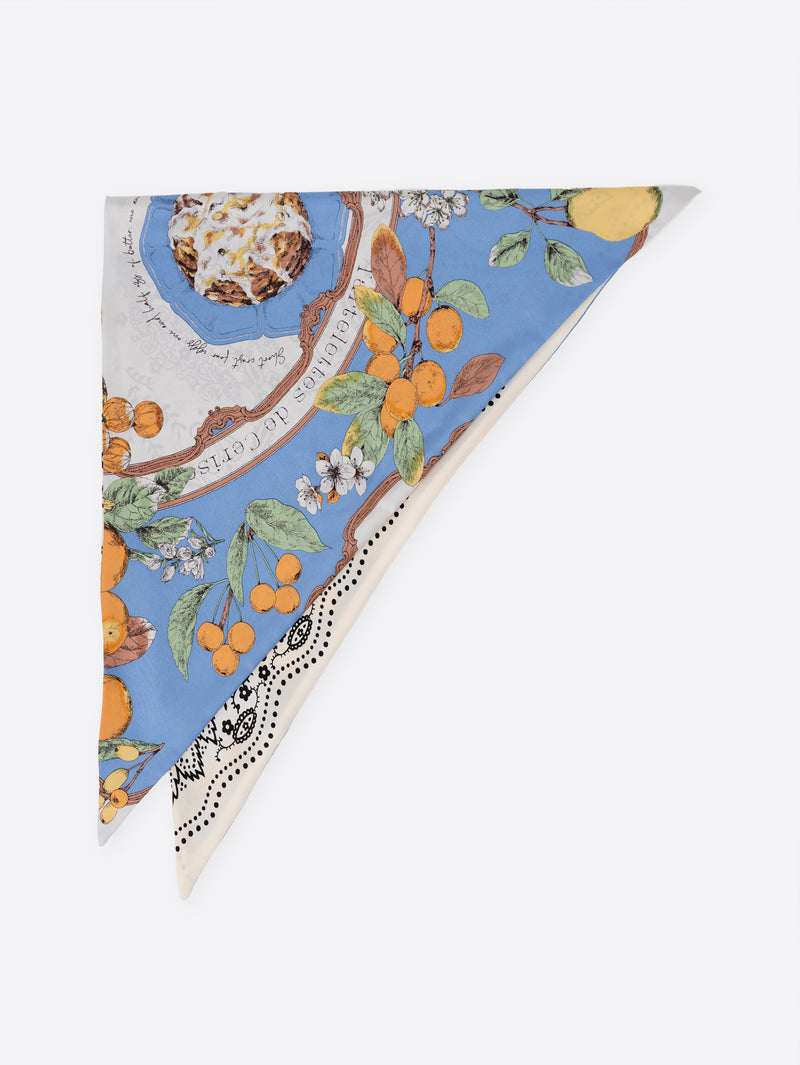 TRIANGULAR SCARF MINI / ANTIQUE RECIPE