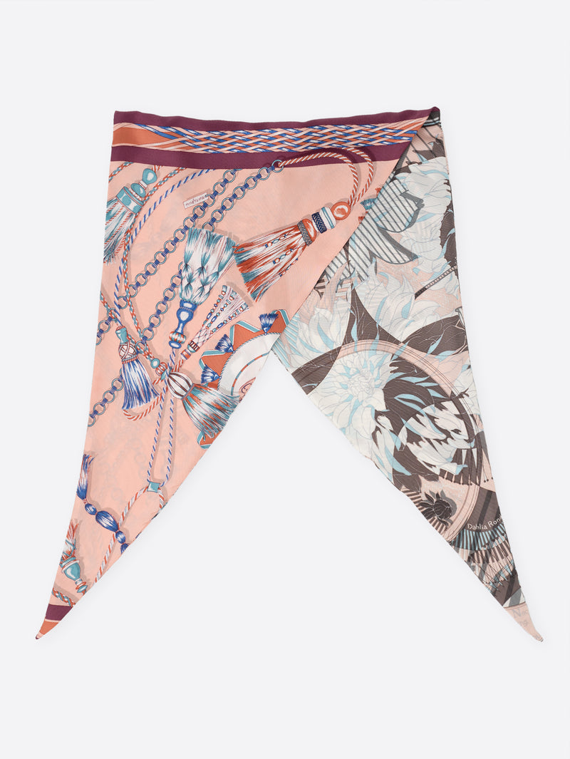 DIAMOND SCARF / COLLAGE DAHLIA RONDO