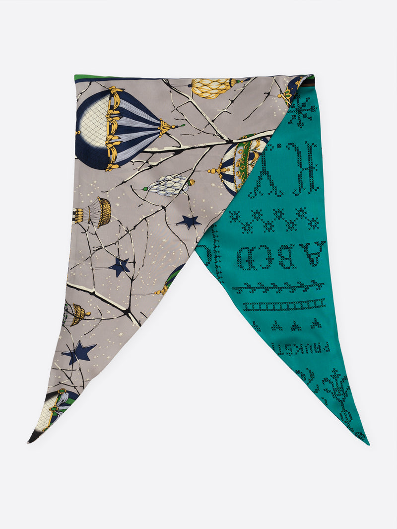 DIAMOND SCARF / CROSS STITCH BANDANA