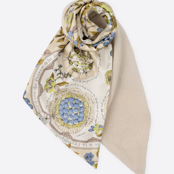 マニプリ　レオパード柄　ダウントライアングル　マフラー マニプリ レオパード柄 ダウントライアングル マフラー 新品