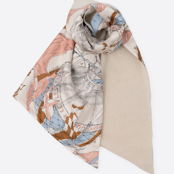 シルクWマフラー＞モンゴルフィエバルーン – manipuri