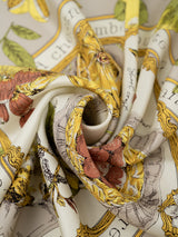 ＜シルクスカーフ65＞アンティークレシピ