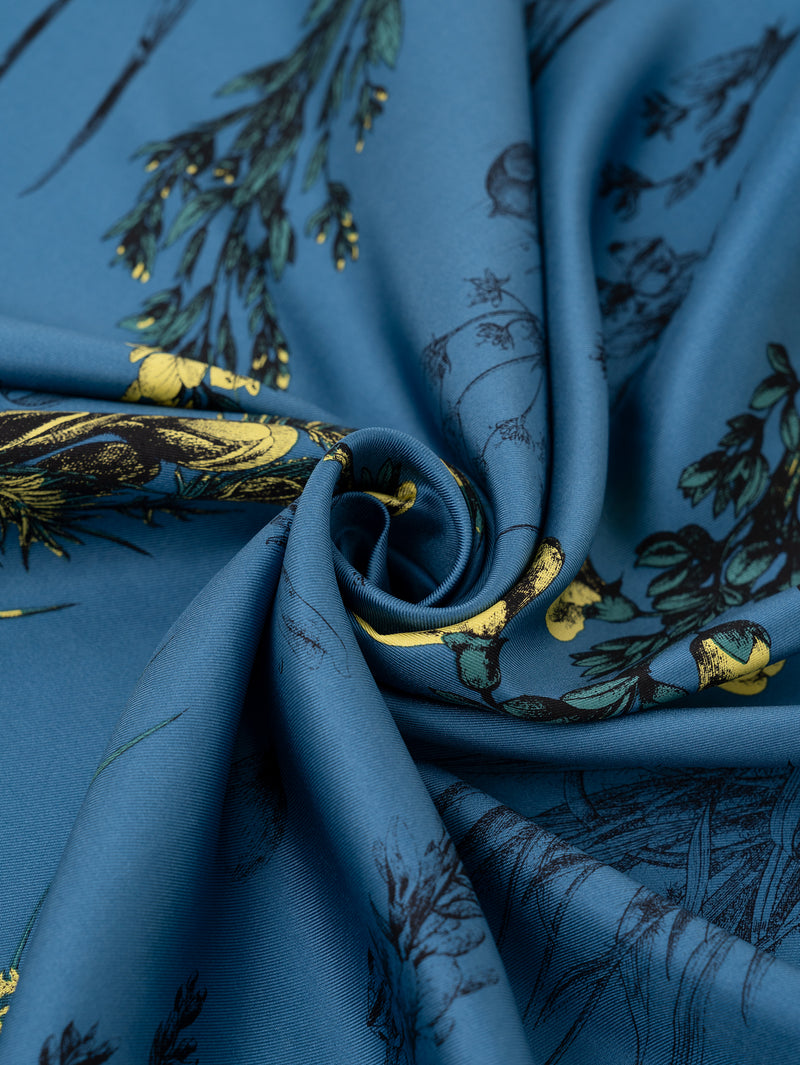 シルクスカーフ65＞ボタニカル – manipuri