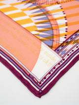 SILK SCARF 65 / COLLAGE DAHLIA RONDO