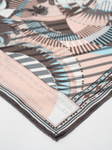 SILK SCARF 65 / COLLAGE DAHLIA RONDO