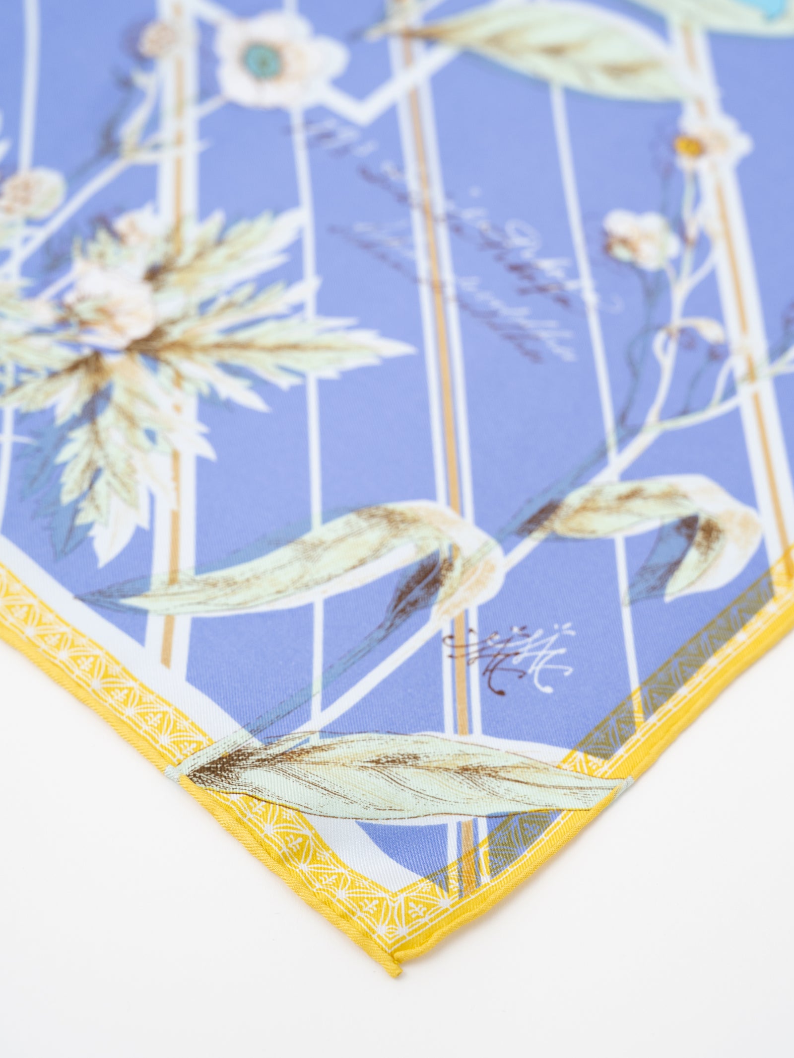 シルクスカーフ65＞ボタニカルストライプ – manipuri