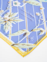 ＜シルクスカーフ65＞ボタニカルストライプ