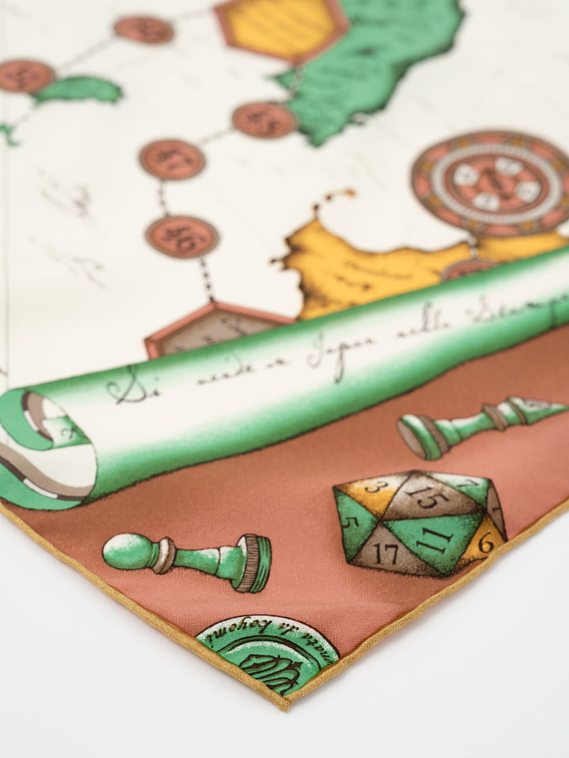 ＜シルクスカーフ65＞モノポリ