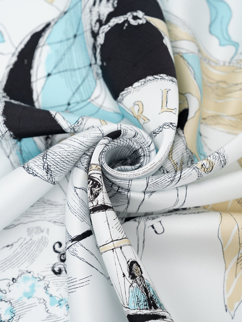 ＜シルクスカーフ88＞モンゴルフィエバルーン